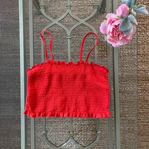 Red Wild Fable Crop Top
